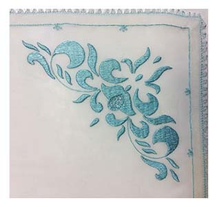 «Русская гладь», вышивка крупным планом, ВШНИ